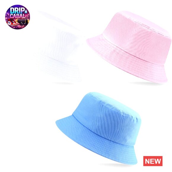 XXL Cotton Bucket Hat Oversize Wide Brim Summer Beach Fishing